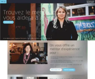 Entrepreneurship.qc.ca(Réseau Mentorat) Screenshot