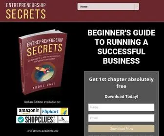 Entrepreneurshipsecrets.com(Entrepreneurship secrets) Screenshot