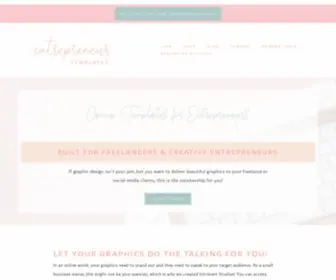 Entrepreneurtemplates.com(Canva Templates for Entrepreneurs) Screenshot