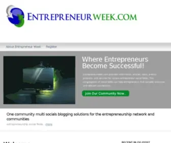 Entrepreneurweek.com(Entrepreneur Week) Screenshot