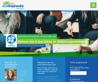 Entreprenez.qc.ca(Défi) Screenshot