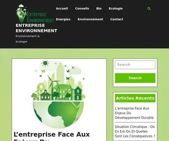 Entreprise-Environnement.org(Entreprise environnement) Screenshot