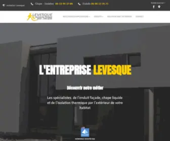 Entreprise-Levesque.fr(Enduit de façade) Screenshot