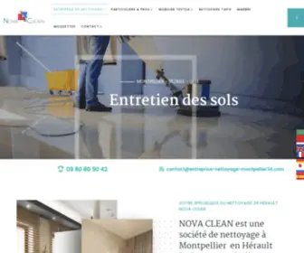 Entreprise-Nettoyage-Montpellier34.com(Tél: 09.80.80.90.42) Screenshot
