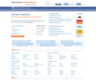 Entreprises-Commerces.fr(Entreprises & Commerces) Screenshot