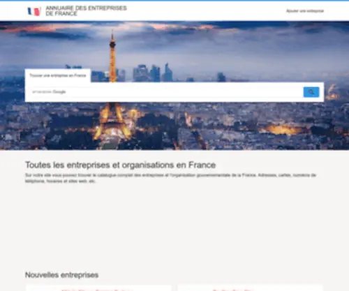 Entreprises-EN.fr(Catalogue) Screenshot