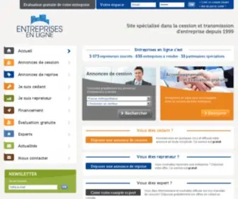 Entreprisesenligne.com(Entreprises en ligne) Screenshot