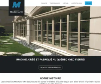 Entreprisesmarchand.com(Les Entreprises Marchand) Screenshot