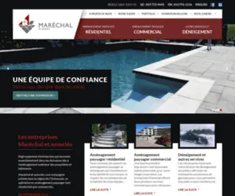 Entreprisesmarechal.com(Les Entreprises Maréchal et associés) Screenshot