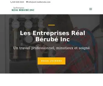 Entreprisesrealberube.ca(Électricité) Screenshot