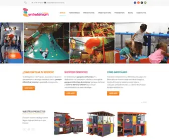 Entretenium.es(Fabricante de parques infantiles y parques de bolas) Screenshot