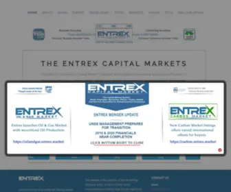 Entrex.us(Homepage) Screenshot