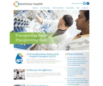 Entrinsichealth.com(Entrinsic bioscience) Screenshot