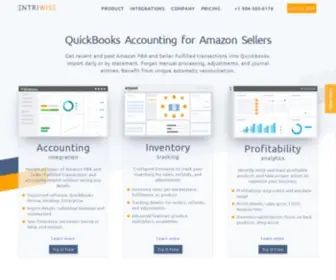 Entriwise.com(Integration for Amazon sellers with QuickBooks) Screenshot