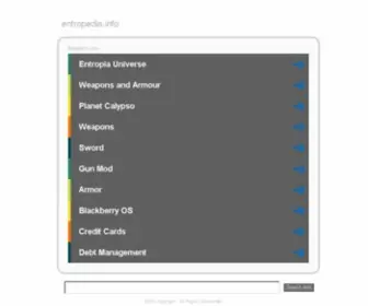 Entropedia.info(Entropedia info) Screenshot