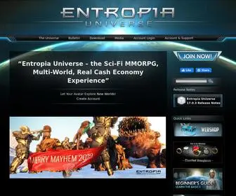 Entropiauniverse.com(Entropia Universe) Screenshot