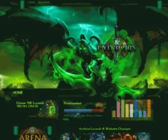 Entropius.com(Classic Burning Crusade) Screenshot