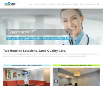 Entrustcare.com(Urgent Care Center Near Me Houston) Screenshot