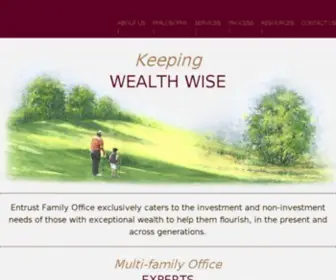 Entrustfamilyoffice.com(Top wealth management companies in Bangalore) Screenshot