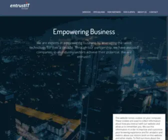 Entrustit.co.uk(Managed IT Services) Screenshot