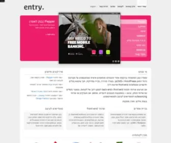 Entry.co.il(Web development partners) Screenshot