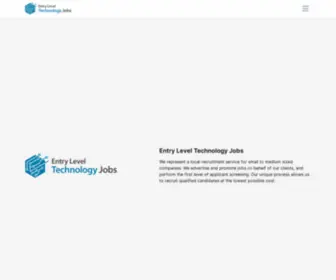 Entryleveltechnology.com(The Entry Level Technology Jobs) Screenshot