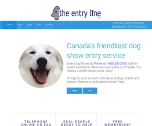 Entryline.com(Entryline) Screenshot