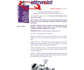 Entrypointweb.co.uk(Friendly Web site designer in Deal Kent) Screenshot