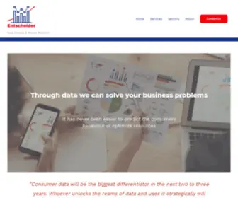 Entscheiderdata.com(Data Science & Market Research) Screenshot