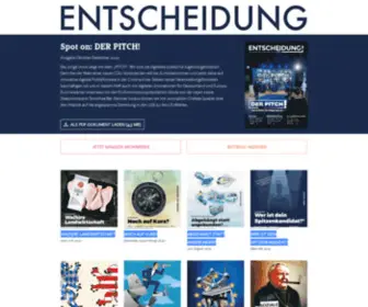 Entscheidung.de(Das Magazin der Jungen Union Deutschlands) Screenshot