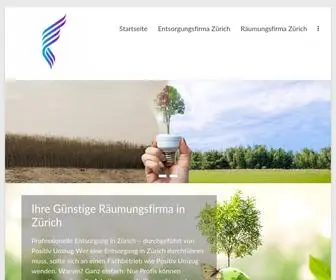 Entsorgungsdinst-Zuerich.ch(Startseite) Screenshot