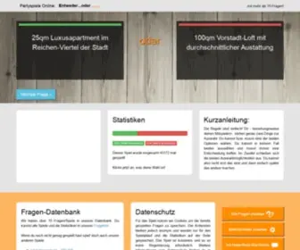 Entweder-Oder-Online.de(Entweder...oder) Screenshot