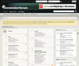 Entwickler-Forum.com(Entwickler Forum) Screenshot