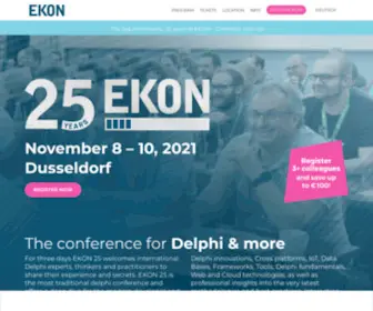 Entwicklerkonferenz.de(The Conference for Delphi & More) Screenshot