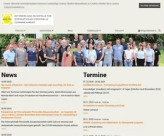 Entwicklungsdienst.de(Startseite ) Screenshot