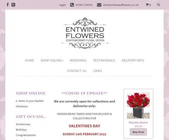 Entwinedflowers.co.uk(Aldridge)) Screenshot