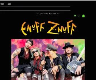 EnuffZnuff.com(Enuff Z'Nuff) Screenshot