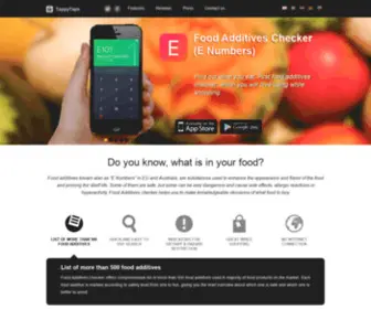 Enumbersapp.com(E Numbers checking app for iPhone) Screenshot