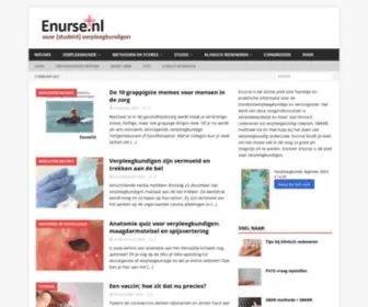 Enurse.nl(Voor (student) verpleegkundigen) Screenshot