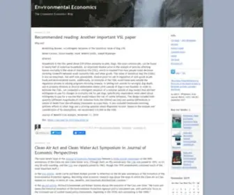 ENV-Econ.net(Economists on Environmental and Natural Resources) Screenshot