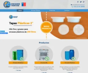 Envasesvidevas.cl(Compra y venta de tambores usados) Screenshot