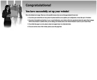 Envate.com(You have successfully set up your website) Screenshot