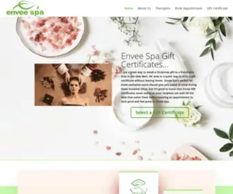 Enveespa.com(Envee Spa) Screenshot