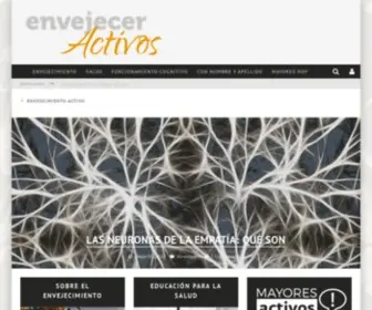 Envejeceractivos.com(Envejecimiento activo) Screenshot