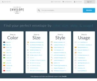 Envelopeink.com(Envelopes in all Sizes) Screenshot