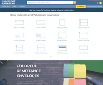 Envelopesuperstore.com(Online Envelope & Custom Printing Store) Screenshot