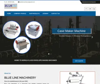 Envelopewindowmachine.com(Envelope Making Machine Manufacturers) Screenshot