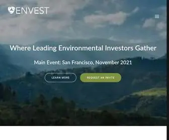 Envest.earth(Where Leading Environmental Investors Gather) Screenshot