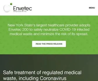 Envetec.com(Envetec) Screenshot