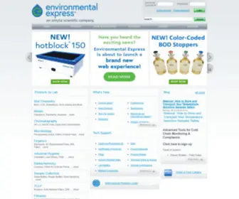 Envexp.com(Environmental Express) Screenshot